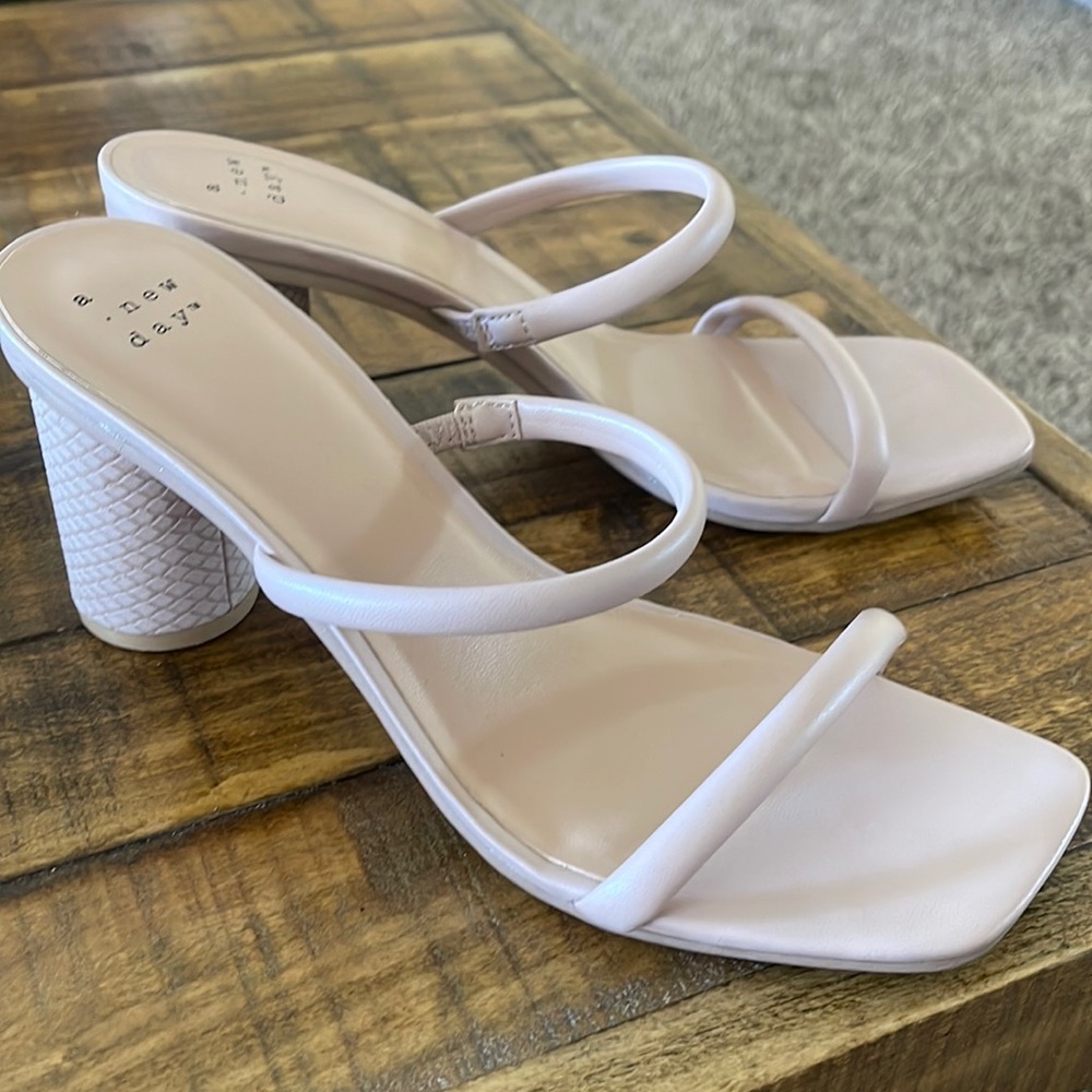 Nude Heeled Sandals